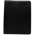 Pascual Executive Napoli Napa Leather Binder w/ 1" Rings- Midnight Black